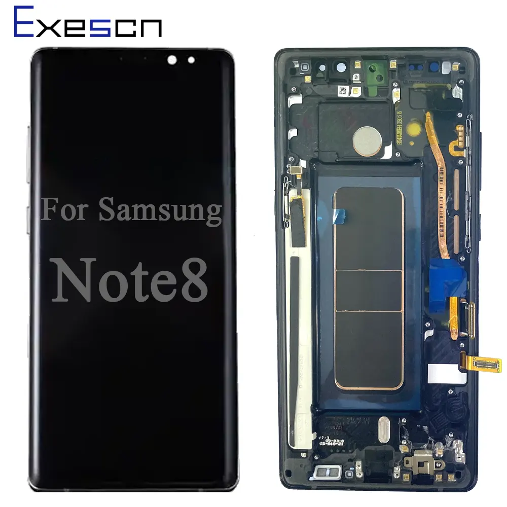 Tela de reposição para celular Samsung Galaxy Note 8 Plus, tela LCD para Samsung Galaxy Note 8 Display Pantalla Note 8 Lcd