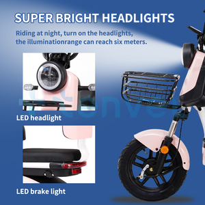 Factory Direct Selling New Adult <strong>Electric</strong> Bike 350W/500W 48V <strong>Electric</strong> Scooter City Ev Bike <strong>Motorcycle</strong> Cycle Bicycle <strong>With</strong> <strong>Pedal</strong> - Product Image 4
