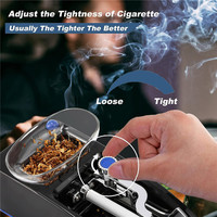 Mini machine à cigarettes électrique automatique portable, machine à remplir le tabac carrée, fonctionnement facile à un bouton, dropshipping, vente en gros