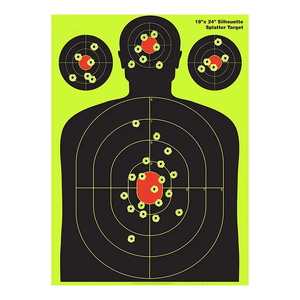 Circular Grid Targets 12x18 Inch Fluorescent Green Shooting Targets ...