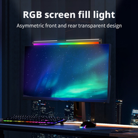 Barre lumineuse LED intelligente RGB à télécommande, dimmable, alimentation USB, pour bureau, veilleuse LED pour ordinateur, éclairage intelligent pour la maison