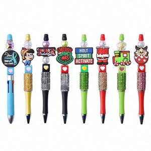 พวงกุญแจตกแต่งทีมกีฬาแบบกำหนดเองปี 2026 ลูกปัดโฟคอลสำหรับทำปากกา ดีไซน์ใหม่ ลูกปัด PVC และซิลิโคน - Product Image 5