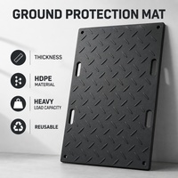 Planche de protection temporaire anti-usure en HDPE pour l'entretien des usines industrielles et la protection des voies de circulation des véhicules