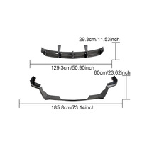Diffuseur de pare-chocs arrière en fibre de carbone nouvellement arrivé pour Chevrolet Corvette C8 Z06 2023 2024