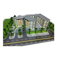 Maquette 3D écologique pour la conception architecturale de maisons avec éclairage architectural