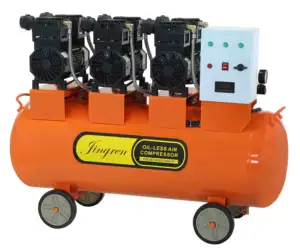 Low Noise Silent Food Air Compressor Oilless Screw Air Compressor Medical Oil Free Air Compressor