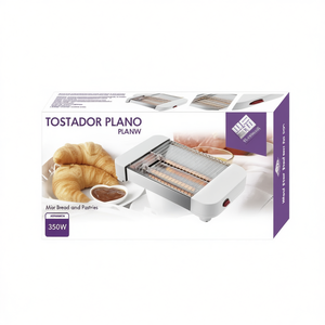 Mini Flat Toaster 350W For Bread And Pastries - Product Image 2
