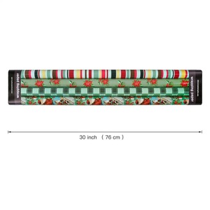 Custom Eco-Friendly Christmas Theme Art <b>Paper</b> <b>Roll</b> 100GSM Coated Recyclable Gift <b>Wrap</b> Double Side Wood Pulp Digital Printing - Product Image 3
