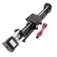 Hanpose Nema17 Module linéaire Table coulissante Rail de guidage linéaire Voyage efficace 300mm Hpv4 Module de glissière de guidage de vis linéaire