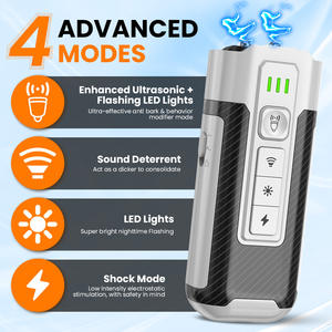 A Mazon Hot 4 modos de trabajo Mango <span class=keywords><strong>Control</strong></span> remoto Entrenamiento Buen comportamiento Repelente ultrasónico de ladridos de perros con choque - Product Image 2