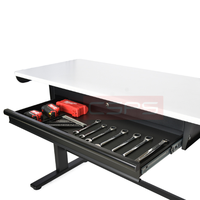 Bureau debout convertible moderne CSPS à hauteur réglable 168 cm pour le bureau, l'école et le gaming avec garantie de 2 ans
