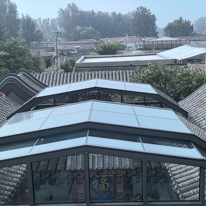 La Mejor Opción: Cubierta Retráctil Personalizada para Terraza, Tipo Lowe's, Moderna, Impermeable, <span class=keywords><strong>de</strong></span> Plástico, para Exteriores, Balcón, Villa - Product Image 2