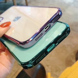 เคสโทรศัพท์ซิลิโคนใสแบบนิ่ม สำหรับ <span class=keywords><strong>iPhone</strong></span> 11 12 mini Pro Max <span class=keywords><strong>XS</strong></span> X XR Max 7 8 Plus SE 2020 เคสเคลือบไฟฟ้า - Product Image 3