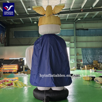 Publicité extérieure de modèle de figure de ballon gonflable de dessin animé