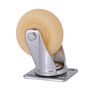 Ruedas Giratorias de Nylon Resistentes <span class=keywords><strong>al</strong></span> Desgaste de 3, 4 y 5 Pulgadas, Ruedas de Servicio Mediano con Recubrimiento de Zinc para Muebles - Product Image 5