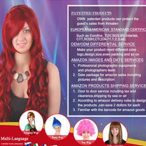 Perruque synthétique noire longue et droite pour femmes avec <span class=keywords><strong>frange</strong></span> naturelle à la recherche d'un usage quotidien Cosplay Fashion Hairstyle - Product Image 4