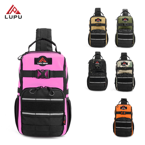 Outdoor Sports Functional Crossbody Chest Bag Lightweight Durable Sling <b>Backpack</b> <b>Multi</b>‑Pocket Wear‑Resistant Shoulder Pack - Product Image 1