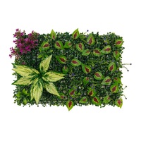 Follaje Artificial de Plástico, Pared de Plantas Artificiales Estilo Milán, Eucalipto, Decoración para Entrada, Fondo Colgante para Pared