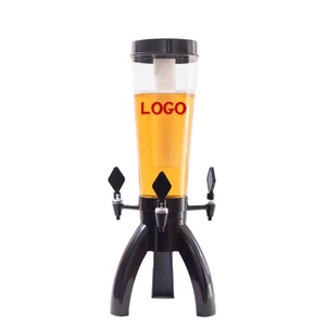 Distributeur de jus de <span class=keywords><strong>vin</strong></span> de bière en libre-service noir de 3 litres chaud tour de 3 robinets pour les usines demi-paquet paiement facile - Product Image 2