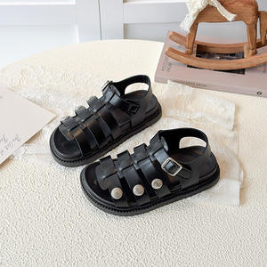 Sandales romaines d'été 2026 pour enfants, chaussures de plage élégantes à bout ouvert pour garçons et filles, sandales gladiateur polyvalentes à semelle souple et tendance - Product Image 3