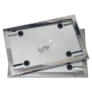 Cornice per <span class=keywords><strong>Targa</strong></span> in Acciaio Inossidabile Resistente alle Intemperie per Targhe Veicoli Standard Mongole Prodotte in Cina - Product Image 5