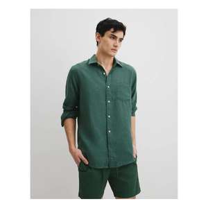 Camisa para Hombre, Diseño Moderno e Informal, Corte Entallado, Tela Suave, Creada para el Uso Diario y la Confianza en el Estilo, de la India - Product Image 1