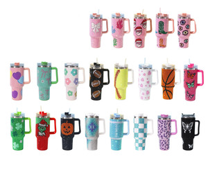 Vasos <span class=keywords><strong>de</strong></span> Acero Inoxidable <span class=keywords><strong>de</strong></span> Doble Pared con Aislamiento al Vacío, Antiderrames, Libres <span class=keywords><strong>de</strong></span> BPA, con Cinta Blanca <span class=keywords><strong>de</strong></span> 40 oz, Vasos Personalizados con Logotipo, Vasos con Diseño <span class=keywords><strong>de</strong></span> Corazón Brillante - Product Image 6