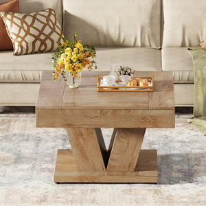 Table basse carrée Tribesigns de 31,5 pouces en bois naturel, table d'appoint moderne pour <span class=keywords><strong>le</strong></span> salon - Product Image 4