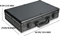 Kotak Jam Tangan 15 Slot, Kotak Penyimpanan Jam Tangan Pria 15 Slot, Kotak Penyimpanan Jam Tangan Pria Cocok untuk Semua Jam Tangan