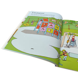 Fabrication <span class=keywords><strong>de</strong></span> livres d'autocollants réutilisables pour enfants personnalisés Jouets pour bébés Sites <span class=keywords><strong>de</strong></span> construction Impression <span class=keywords><strong>de</strong></span> livres d'activités autocollants - Product Image 5