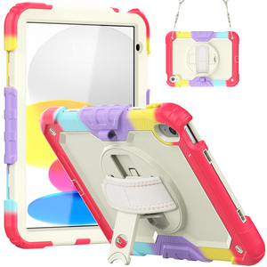 Funda Protectora Resistente para Tablet con Asa Plegable para <span class=keywords><strong>iPad</strong></span> <span class=keywords><strong>iPad</strong></span> A16 11.ª/10.ª Generación con Protector de Pantalla Integrado - Product Image 1