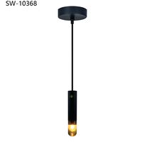 Suspension luminaire artisanale G9 en verre, style nordique, pour îlot de cuisine, petite taille