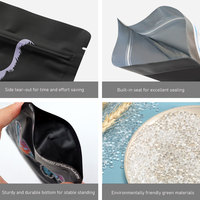 Sachets Mylar refermables à fermeture éclair découpés sur mesure, imprimés avec un design personnalisé, pour bonbons gélifiés comestibles de 3,5 g, formes spéciales uniques, à l'épreuve des enfants