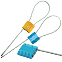 Sceau de sécurité en acier ondulé double face numéroté sur mesure de 2,5 mm