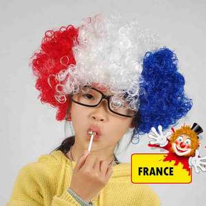 Pelucas Coloridas de Nailon para Fiestas de Aficionados al Fútbol, Deportivas, de Secado Rápido y Ecológicas para Mujeres y Hombres - Product Image 3