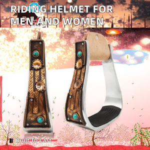 Étriers en acier Western et mors en fer pour l'équitation, 50x20x40cm, pour hommes et femmes - Product Image 2