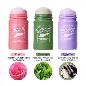 <span class=keywords><strong>Mascarilla</strong></span> purificadora de <span class=keywords><strong>arcilla</strong></span> <span class=keywords><strong>verde</strong></span> para el tratamiento del acné, <span class=keywords><strong>mascarilla</strong></span> para reparar y refrescar la piel, producto en oferta - Product Image 5
