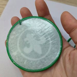 Manufacturer Non Woven Fabric Badges Hat Embroidery Logo Label Own Custom Design <b>Iron</b> on Woven Patches for Clothing - Product Image 3