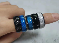 Anillo Inteligente NFC de Cerámica Negra, Impermeable y Moderno, para Hombre y Mujer, Regalo para Parejas