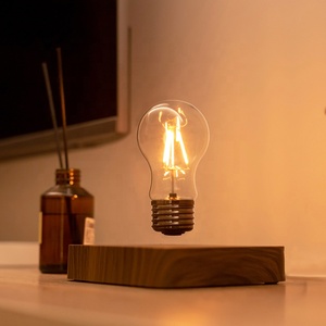 Modern Living Rom Art Decor Indoor Stand Lighting LED Floor <b>Lamp</b> Bedroom Bedside Magnetic Levitation Floating Bulb Night Light - Product Image 3