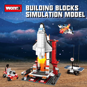 Woma usine personnalisé 11803 Aviation vaisseau spatial <span class=keywords><strong>navette</strong></span> bloc de construction ensemble de briques jouet espace aérospatial OEM ODM personnalisé pour les enfants - Product Image 4