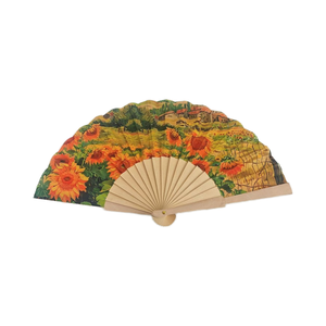 23cm bán buôn gỗ Fan handmade mô hình đầy màu sắc 18pcs-xử lý mới đến tùy chỉnh khuyến mãi hoạt động trang trí - Product Image 5