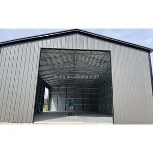 prefab storage warehouse shed shelter steel structure construction workshop galvanized industrial prefab design workshop