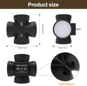 Luz nocturna de pared magnética recargable, luz con Sensor de movimiento para pasillo, dormitorio, entrada, iluminación ambiental - Product Image 6