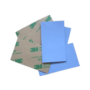 Corte personalizado 6W 8 W/M.K Hojas de goma conductoras térmicas de silicona suave Servicio de aplicación electrónica - Product Image 3