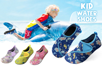 Chaussures aquatiques pour filles à imprimé dessin animé tendance, personnalisables avec logo OEM, pour enfants, en tissu, pour la plage et les ruisseaux