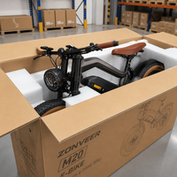 Vélo électrique tout-terrain M20 à gros pneus 1500W 48V 15.6Ah, 7 vitesses, stock USA UE UK, OEM ODM