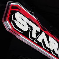 Enseigne publicitaire personnalisée en lettres 3D LED, logo acrylique lumineux, éclairage frontal, RGB lumineux, IP65, entreprises, hôpitaux, parcs