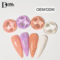 Vernis à ongles gel crème glacée 51 couleurs, texture crémeuse, gamme de couleurs complète, haute adhérence, adapté aux débutants, aux salons et aux enfants