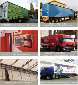 Système de glissière à ouverture rapide pour <span class=keywords><strong>remorque</strong></span>, camion de 10 pouces, pour rideaux coulissants, bâche à rideau coulissant - Product Image 5